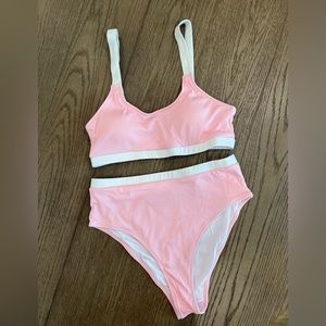 High-waisted swimsuit